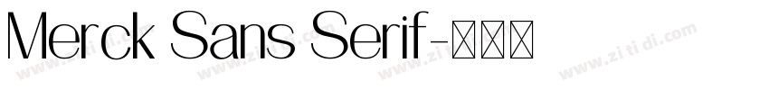 Merck Sans Serif字体转换 Merck Sans Serif字体转换